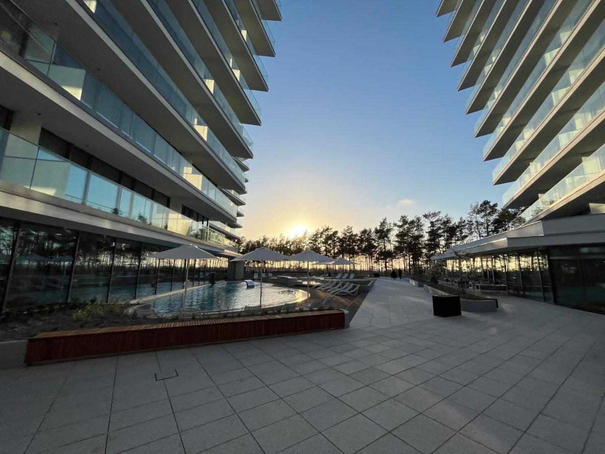 Wave Apartment Tyballtic 7Th Floor With Two Bedrooms And Sea View! Miedzyzdroje Exterior photo
